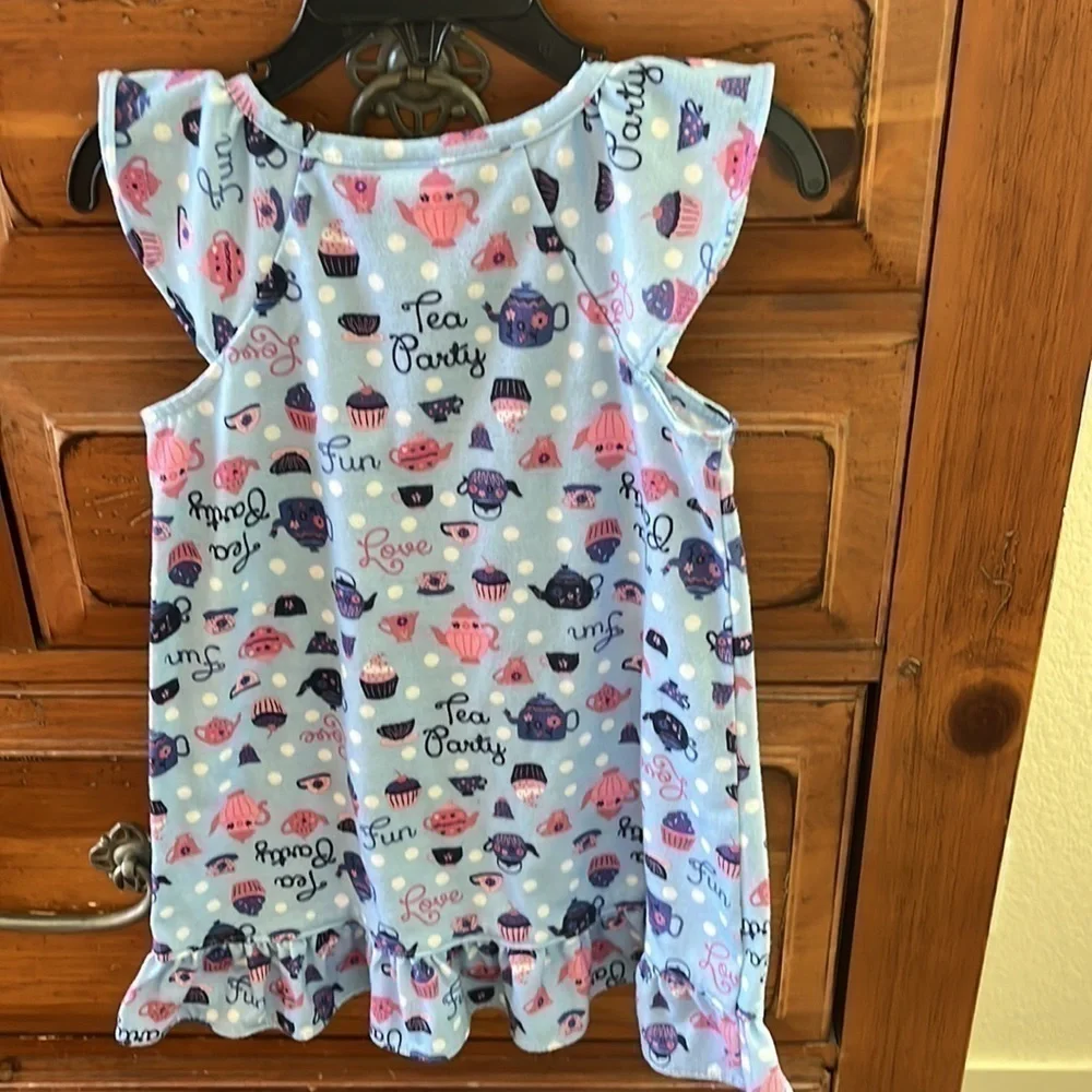 Gymboree Toddler Girl’s Tea Party nightgown preloved size 2T
